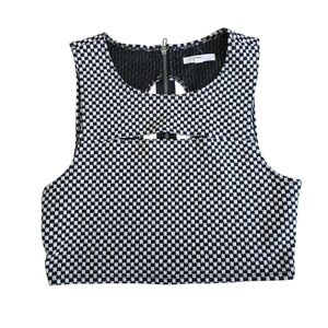 Vans Checkerboard Crop Top Medium
